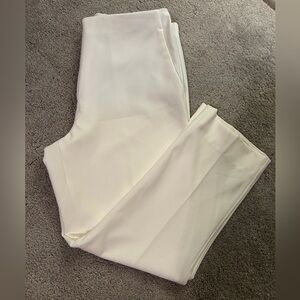 Express White Ankle Cropped Pants